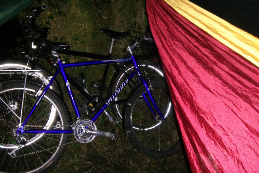 Bikes and Hammock
